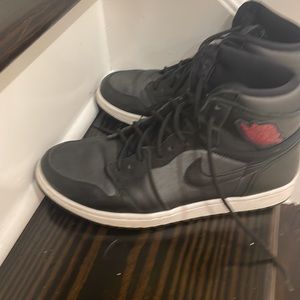 Black satan Jordan’s black and grey